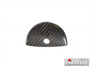 FIAT 500 Glove Box Door Handle Cover - Carbon Fiber